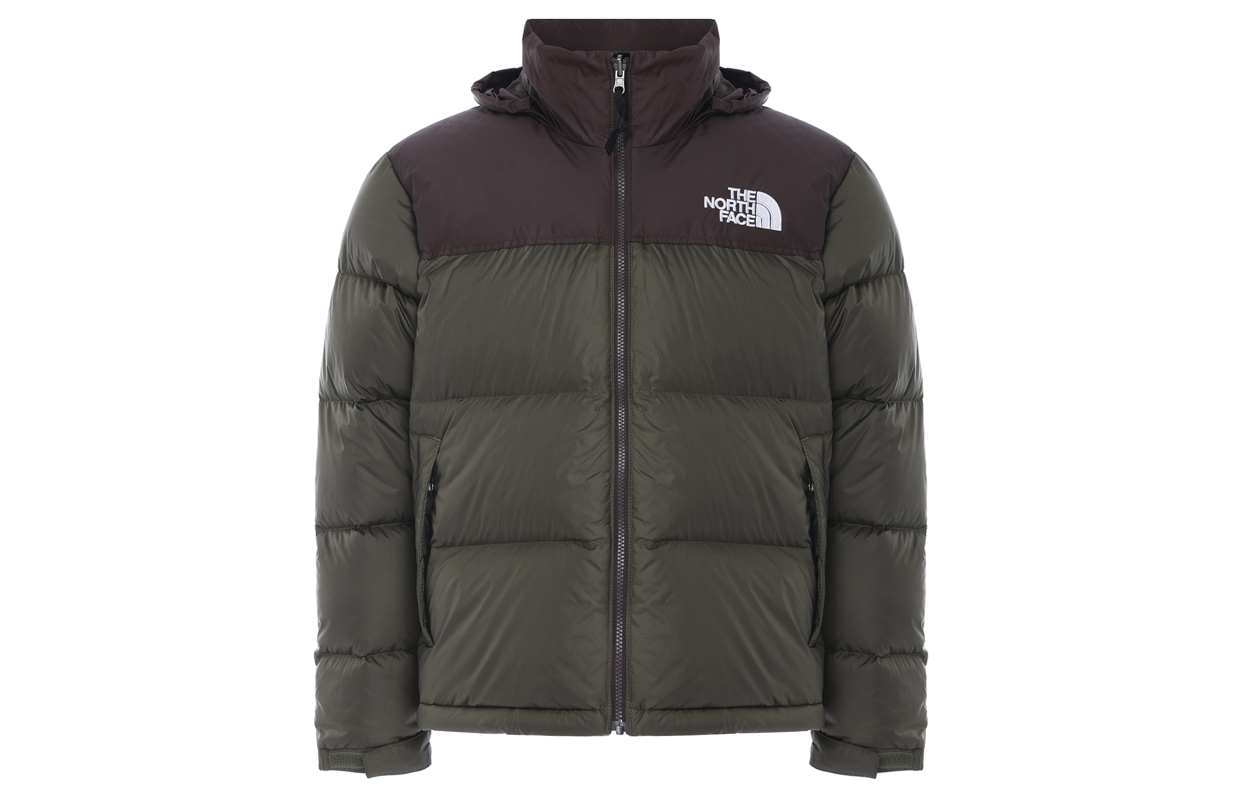 (Women) TNF 1996 Nuptse Retro Brown Green Down Jacket NF0A3XEO-OAC