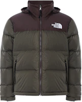 (Women) The North Face 1996 Nuptse Retro Brown Green Down Jacket NF0A3XEO-OAC (Women) The North Face 1996 Nuptse Retro Brown Green Down Jacket NF0A3XEO-OAC