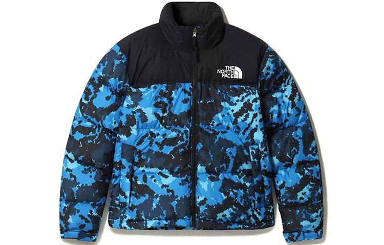 (Women) The North Face 1996 Retro Nuptse Blue Floral Down Jacket 700 Fill NF0A3XEO-TPZ