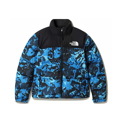 (Women) TNF 1996 Retro Nuptse Blue Floral Down Jacket 700 Fill NF0A3XEO-TPZ