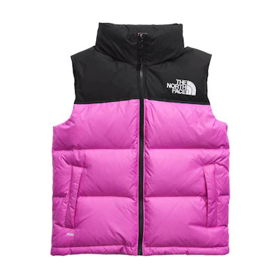 (Women) TNF 1996 Retro Nuptse Down Vest Violet Colorblock NF0A3XEP-QIX