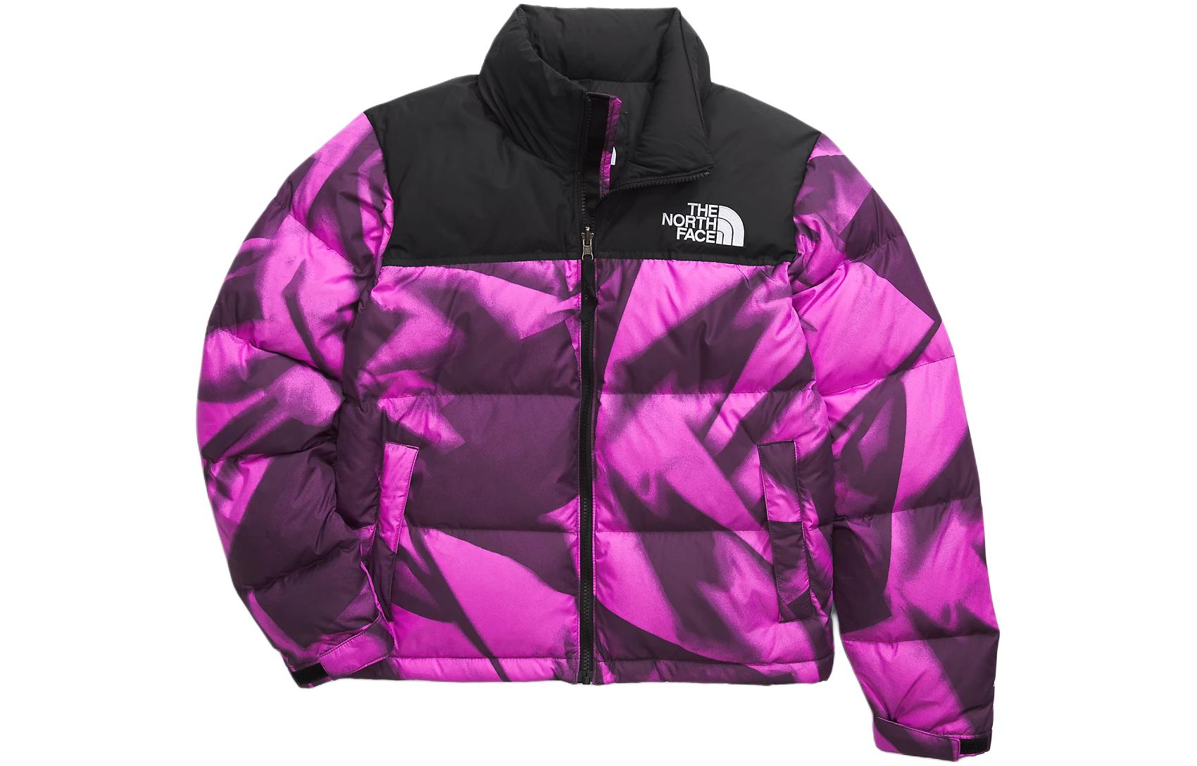 (Women) The North Face 1996 Retro Nuptse Jacket Purple Violet Print Hooded NF0A3XEO-SI2