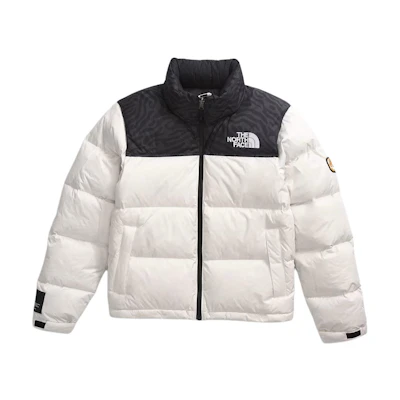 (Women) TNF 1996 Retro Nuptse Jacket White Sand/Black NF0A3XEO-5IX