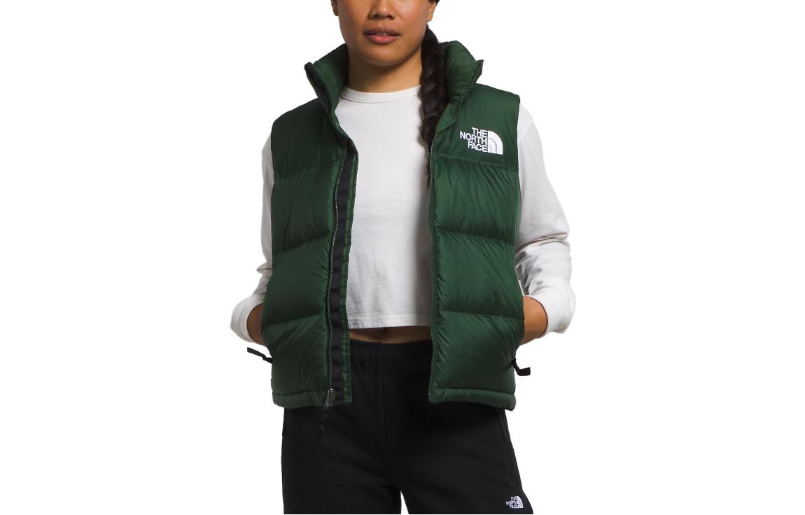 (Women) The North Face 1996 Retro Nuptse Vest Green Women’s Puffer Sleeveless Jacket. NF0A3XEP-I0P