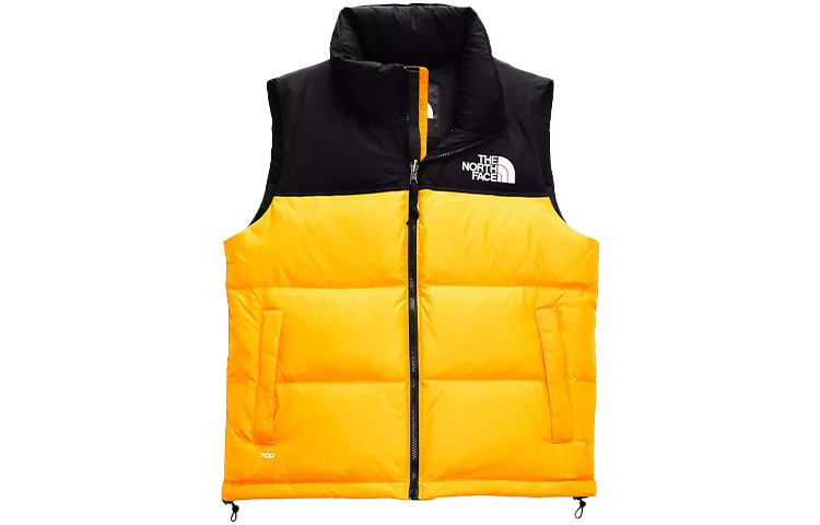 (Women) TNF 1996 Retro Nuptse Vest Yellow 700 Fill Down NF0A3XEP-56P