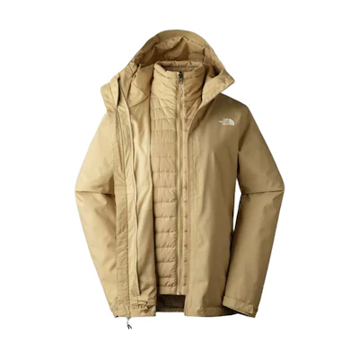 (Women) TNF 3-in-1 Khaki Waterproof Windproof Hiking Jacket NF0A5IWJ-LK5