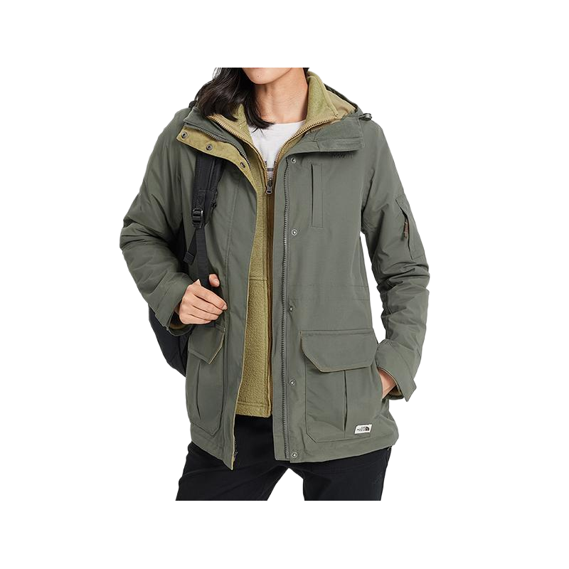 (Women) TNF 3-in-1 Waterproof Hooded Jacket Green NF0A3VUE-21L