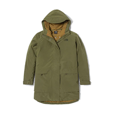 (Women) TNF 3-in-1 Waterproof Jacket with Down Inner - Green NF0A4NDG-7D6