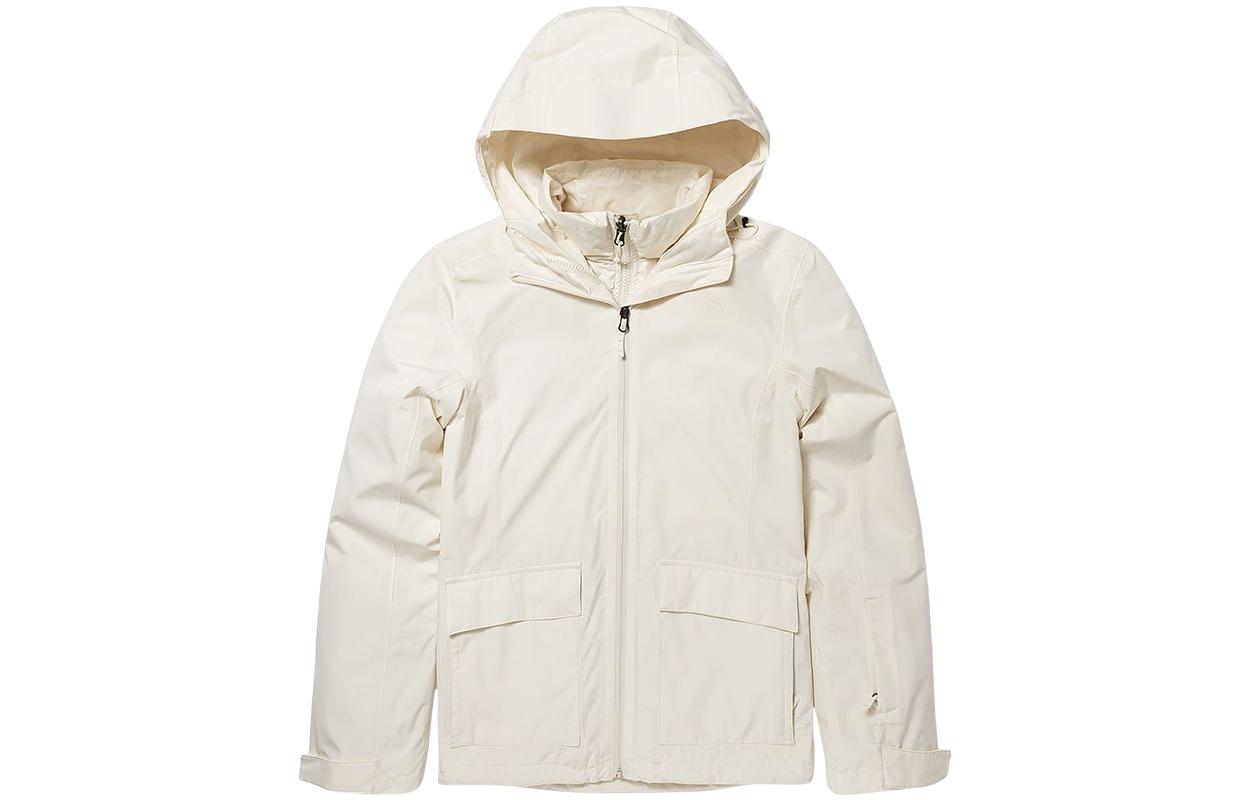 Buy (Women) The North Face  3-in-1 Goose Down Hooded Jacket Beige - Waterproof & Windproof NF0A5AY1-P4K
