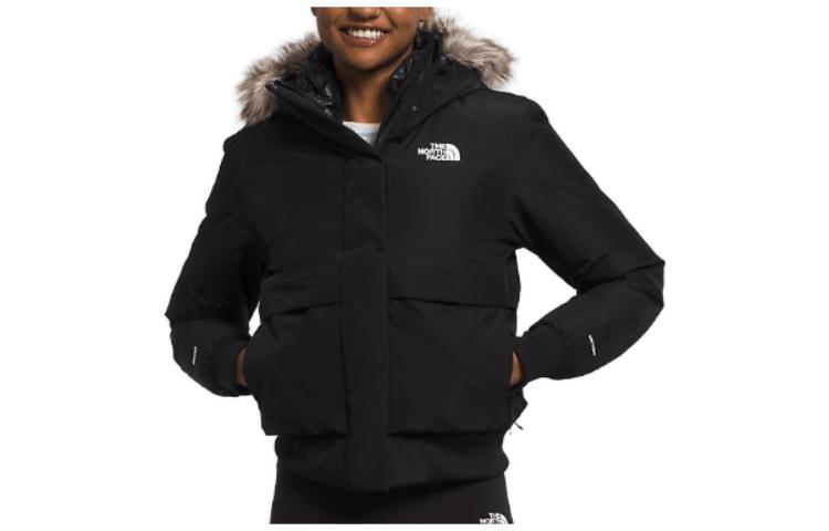 Order (W) The North Face 北面 Arctic Bomber 連帽羽絨外套 黑色款 帶標誌。 NF0A84IY-JK3