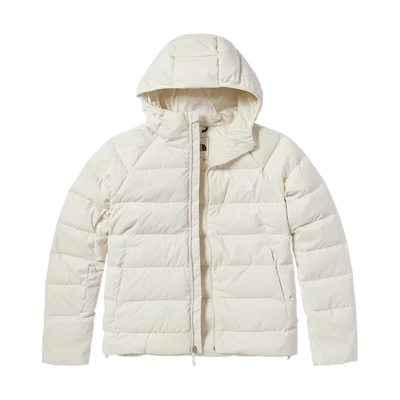 (Women) TNF Beige Hooded Zip Long Sleeve Down Jacket NF0A7QW7-N3N