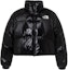 Buy (W) The North Face Chaqueta Corta Negra de Plumas con Cuello Alto y Mangas Largas. NJ1DQ82J