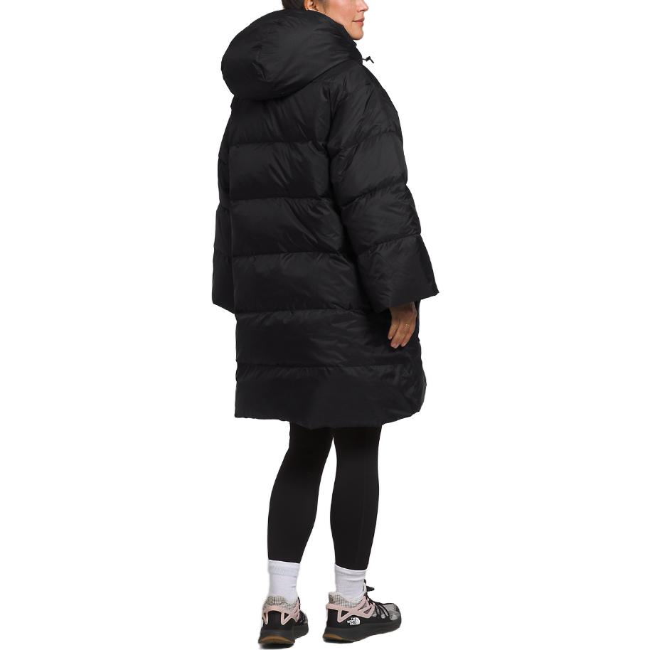 Shop (W) 北面黑色长款宽松连帽夹克 NF0A831X-UK2