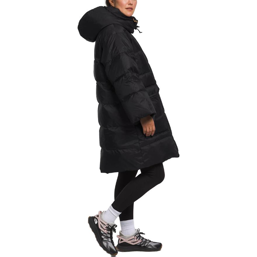 Purchase (W) 北面黑色长款宽松连帽夹克 NF0A831X-UK2