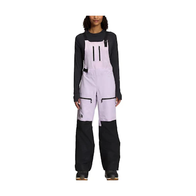 (Women) TNF Black Purple Colorblock Loose Ski Overalls Pants. NF0A7T54-80U
