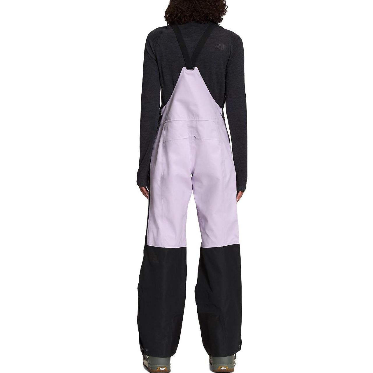 Shop (W) ザ・ノース・フェイス ブラック パープル カラーブロック スキーオーバーオールパンツ. NF0A7T54-80U