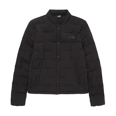 (Women) TNF Black Solid Color Long Sleeve Down Jacket NJ1DQ88A