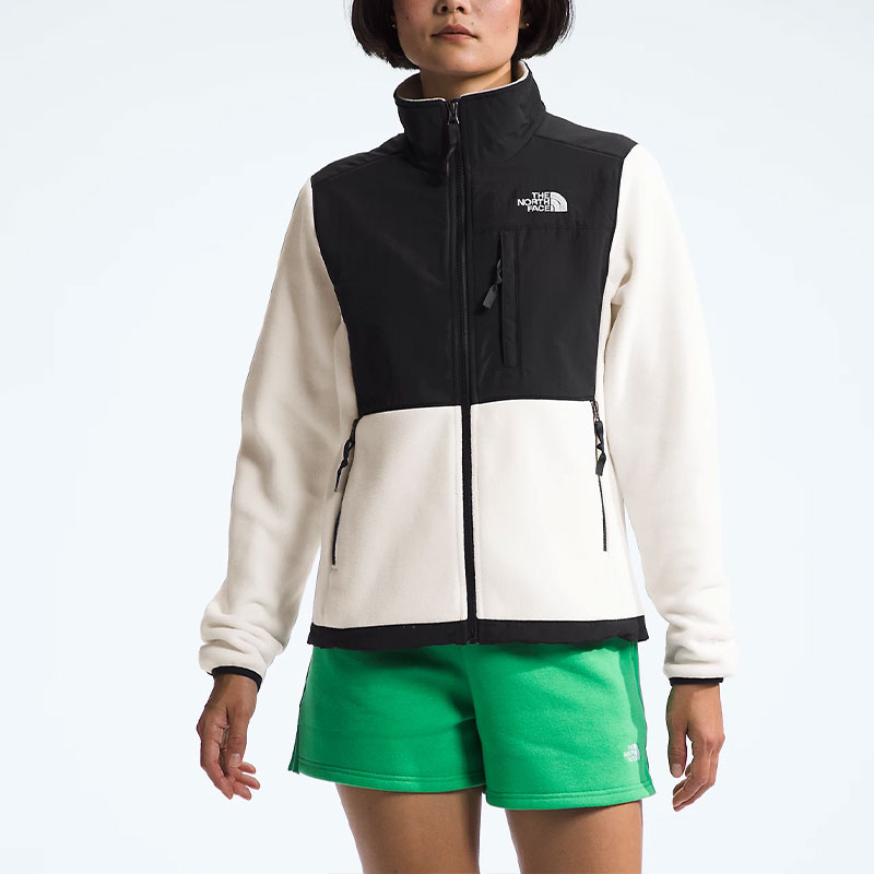(Women) TNF  Denali Retro Colorblock Full-Zip Jacket Sand Dune/Black NF0A7UR6-ROU 圖 4