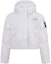 Order (W) Chaqueta de Plumas con Capucha y Logo Brillante The North Face Blanca. NJ1DQ81K