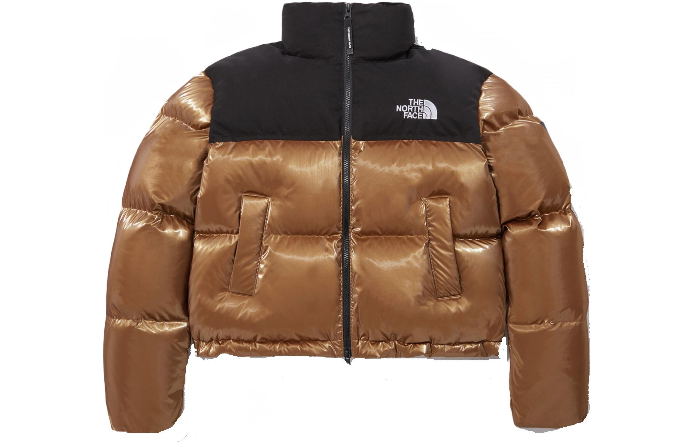 Order (W) 北面金色复古运动字母印花羽绒夹克 NJ1DP87K