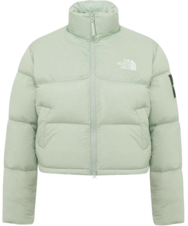 women-the-north-face-green-letter-print-stand-collar-down-jacket-nj-1-dq-92-l