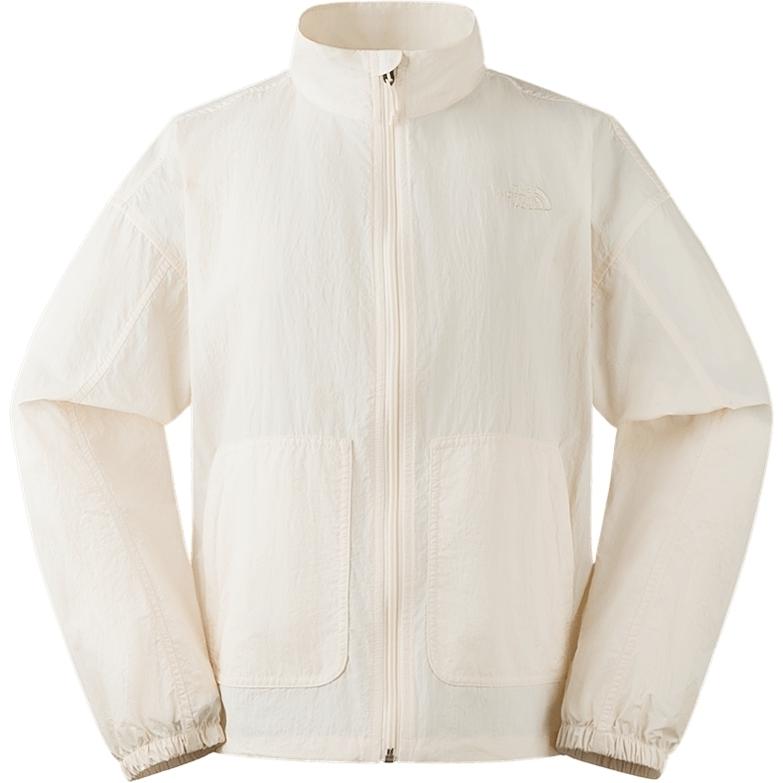 (Women) TNF  Lightweight UV Protection Windbreaker Jacket Sand Dune White NF0A87WE-QLI