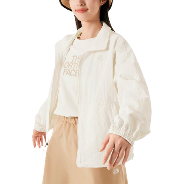 (Women) TNF  Lightweight UV Protection Windbreaker Jacket Sand Dune White NF0A87WE-QLI 圖 2