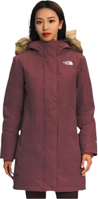 (Women) The North Face Logo Print Hooded Down Jacket Maroon Wine Red NF0A4R2V-6R4 Order (Women) The North Face Logo Print Hooded Down Jacket Maroon Wine Red NF0A4R2V-6R4