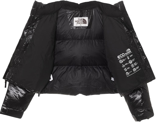 (W) 北面Logo印花连帽羽绒夹克黑色. NJ1DQ81J Shop (W) 北面Logo印花连帽羽绒夹克黑色. NJ1DQ81J