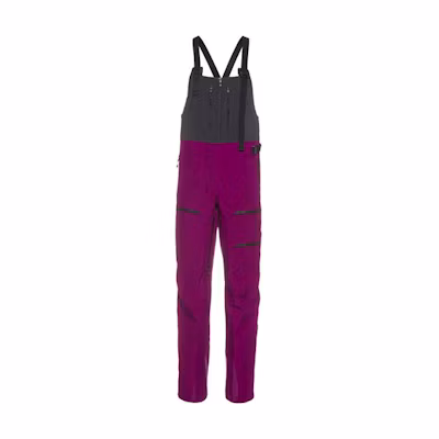 (Women) TNF Multicolor Bib Snow Pants. NF0A5AFF-YX7