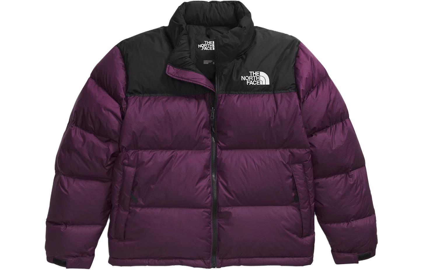 (Women) TNF  Plus 1996 Retro Nuptse Purple Hooded Jacket Loose Fit. NF0A7QLW-V6V