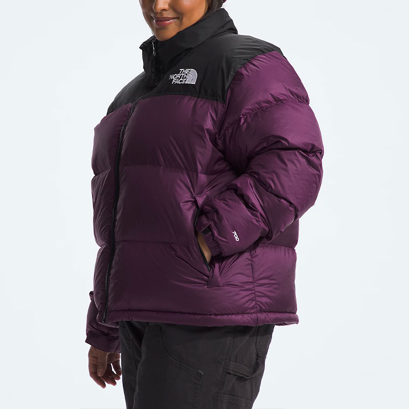 (Women) TNF  Plus 1996 Retro Nuptse Purple Hooded Jacket Loose Fit. NF0A7QLW-V6V 圖 6