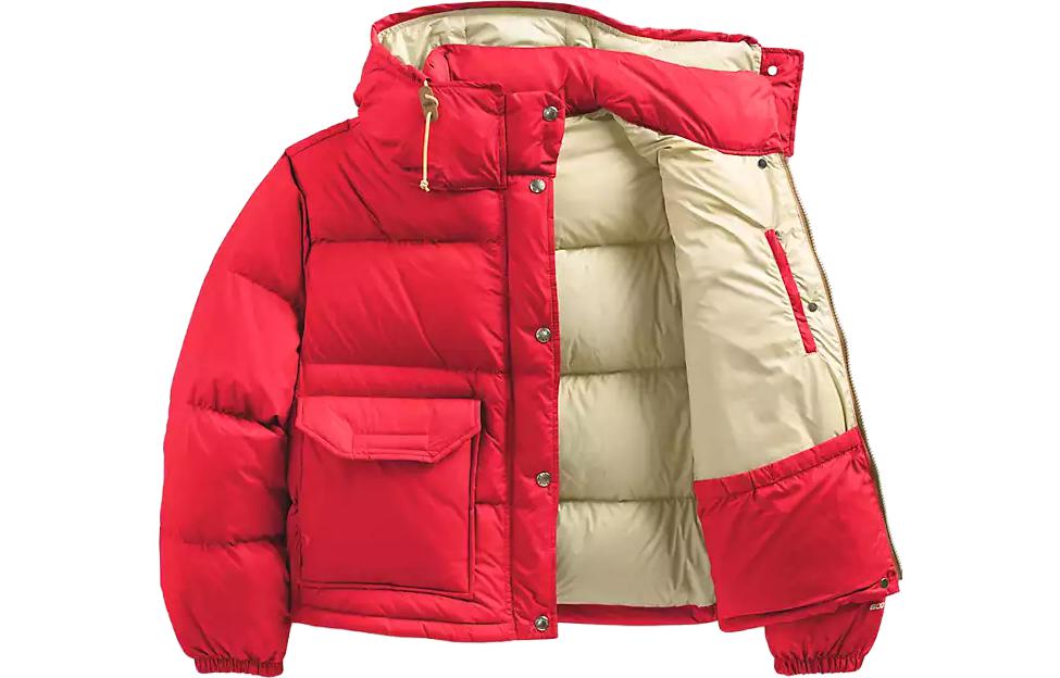 (Women) TNF  Red Quilted Hooded Down Jacket. NF0A7US4-682 圖 2