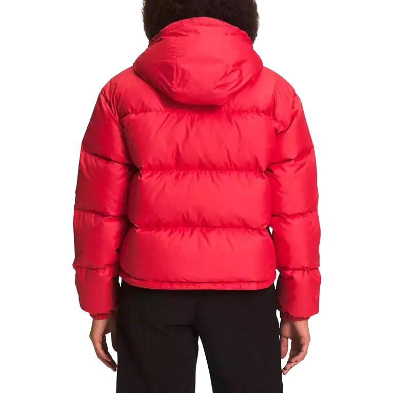 (Women) TNF  Red Quilted Hooded Down Jacket. NF0A7US4-682 圖 4