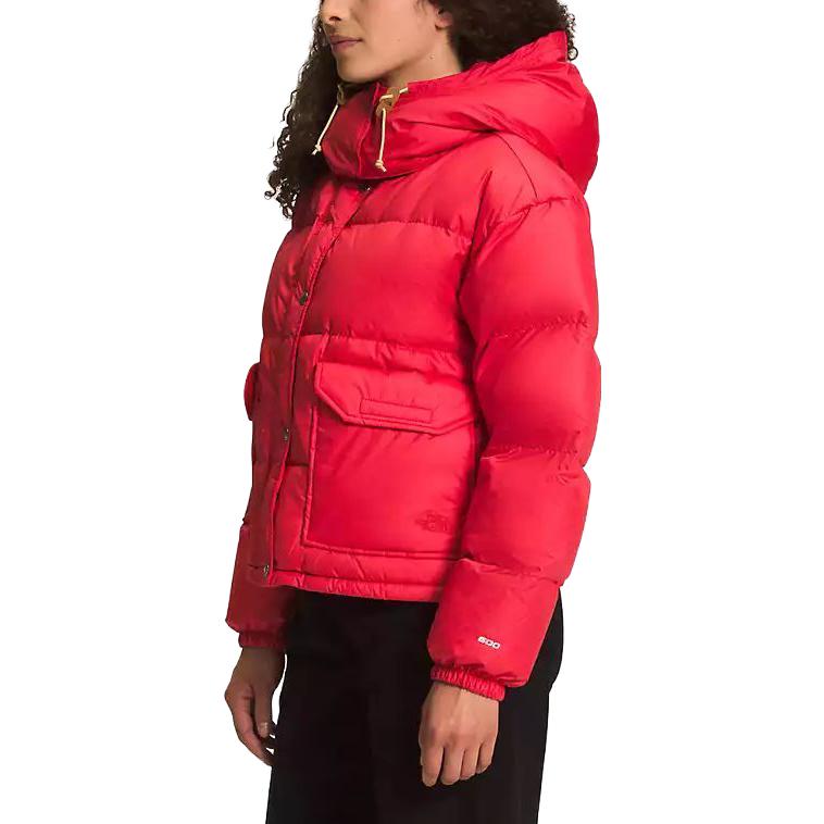 (Women) TNF  Red Quilted Hooded Down Jacket. NF0A7US4-682 圖 5