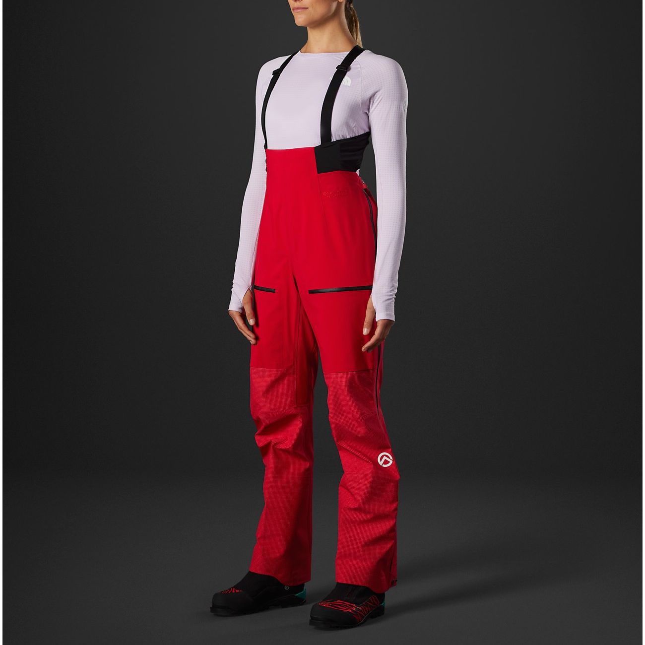 Shop (W) 北面红色宽松版印花标志背带裤 NF0A82UZ-682