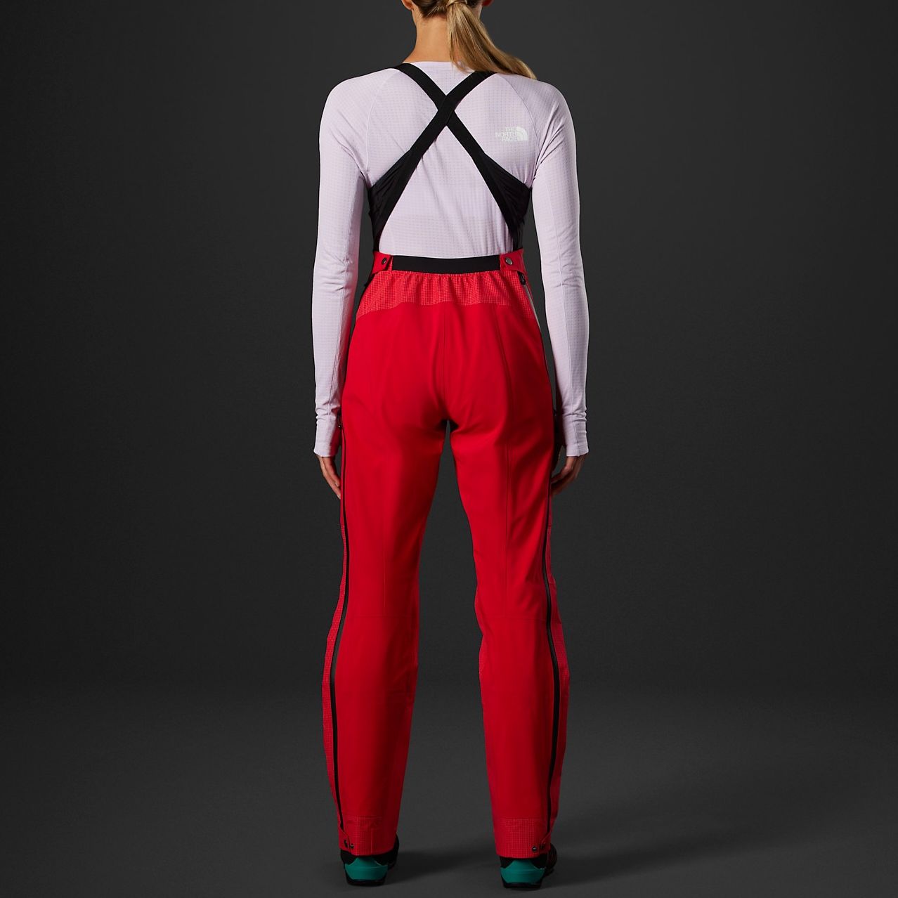 Purchase (W) 北面红色宽松版印花标志背带裤 NF0A82UZ-682