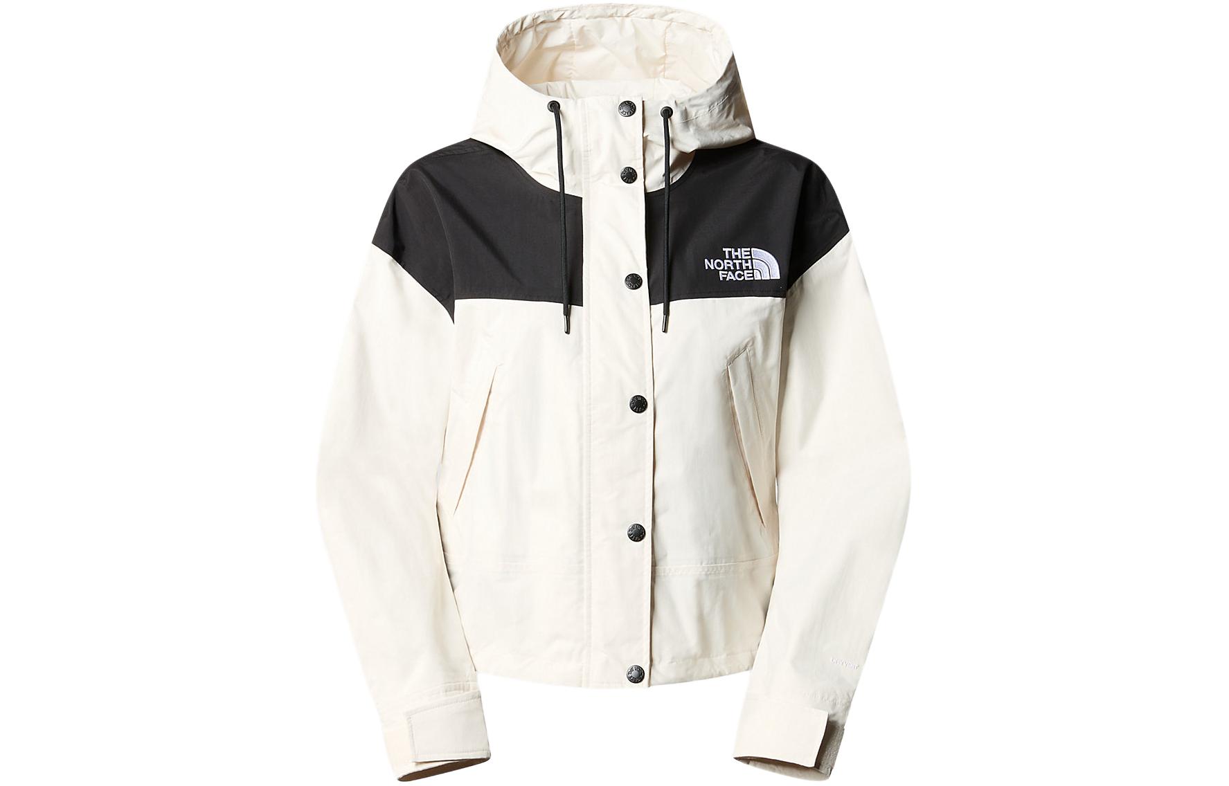 Order (W) The North Face Reign On 拼色刺繡Logo防水外套 白色. NF0A3XDC-ROU