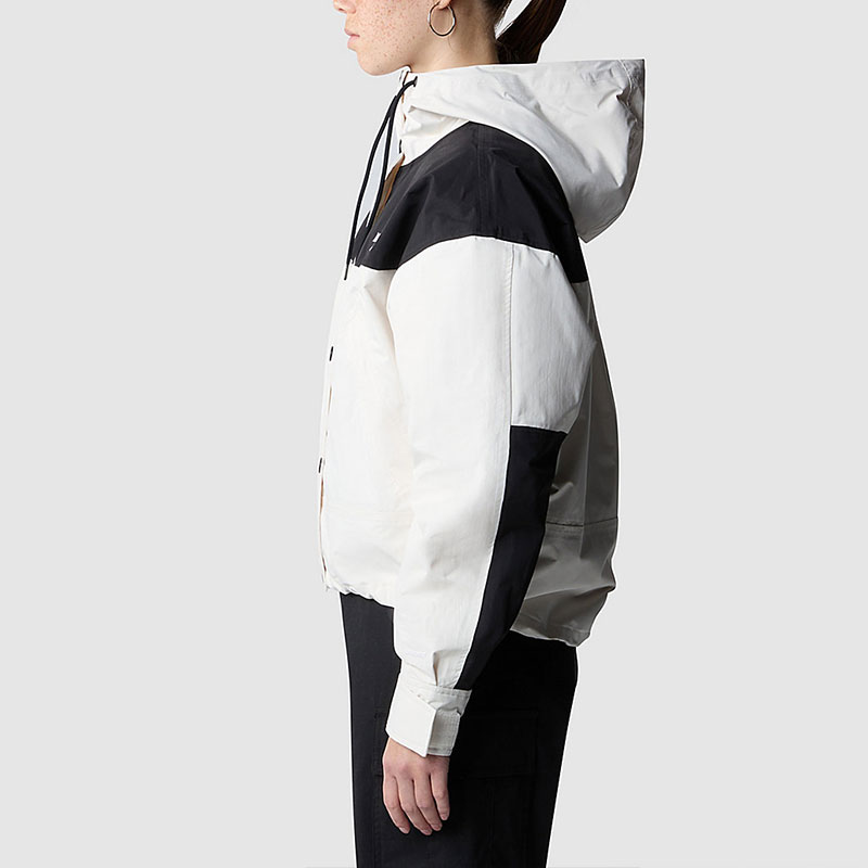 Cheap (W) The North Face Reign On 拼色刺繡Logo防水外套 白色. NF0A3XDC-ROU