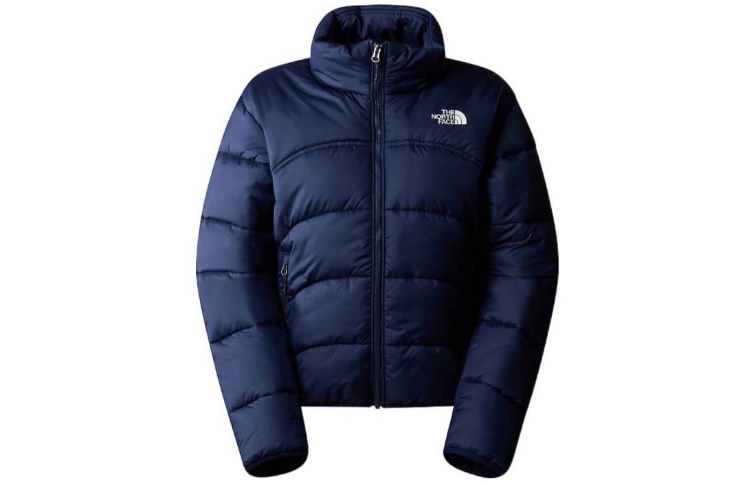 (Women) The North Face  Short Zip-Up Slim Fit Jacket Navy Blue. NF0A7URF-8K2
