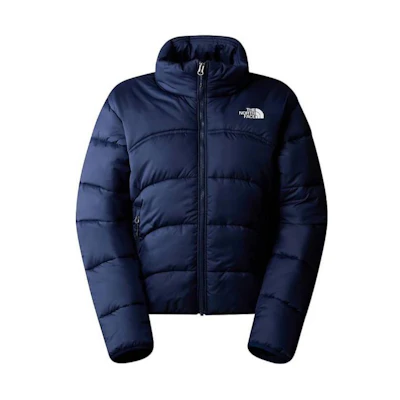 (Women) TNF Short Zip-Up Slim Fit Jacket Navy Blue. NF0A7URF-8K2