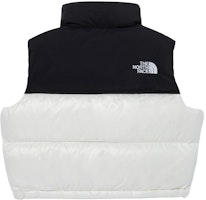 (W) The North Face Rompi Tanpa Lengan Warna Putih dengan Logo dan Resleting. NV1DQ80L Lookbook (W) The North Face Rompi Tanpa Lengan Warna Putih dengan Logo dan Resleting. NV1DQ80L