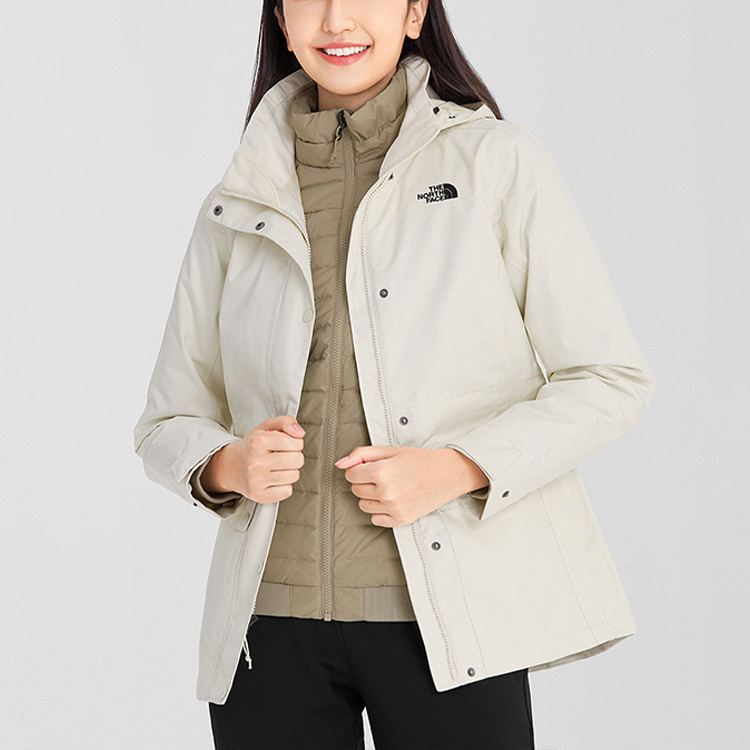 (Women) TNF  Winter 3-in-1 Logo Jacket Off-White NF0A7QRA-228 圖 5