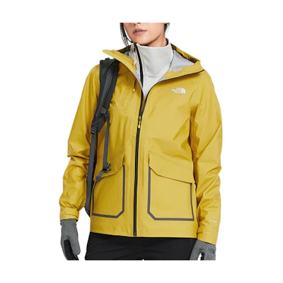 (Women) TNF Yellow Waterproof Breathable Hooded Jacket NF0A3VSS-CZ2