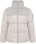 Order (W) 노스페이스 로고 디자인 라이트 그레이 지퍼 업 패딩 재킷. NJ1DQ96K