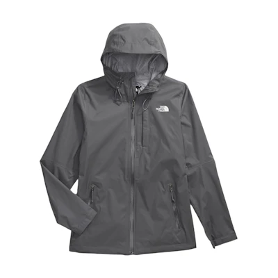 (Women) TNF Alta Vista Solid Color Hooded Zip Jacket - Gray NF0A7QAR-0UZ