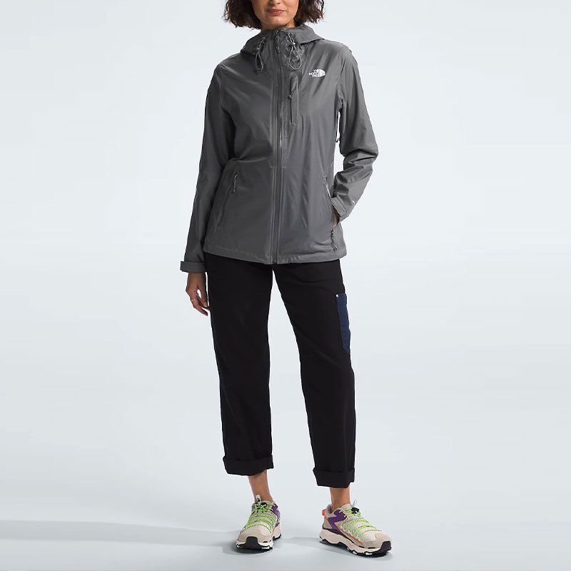 (Women) TNF Alta Vista Solid Color Hooded Zip Jacket - Gray NF0A7QAR-0UZ 圖 3