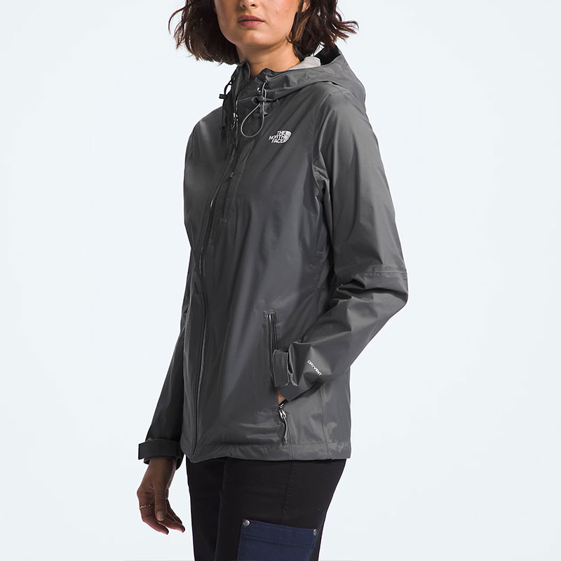 (Women) TNF Alta Vista Solid Color Hooded Zip Jacket - Gray NF0A7QAR-0UZ 圖 6
