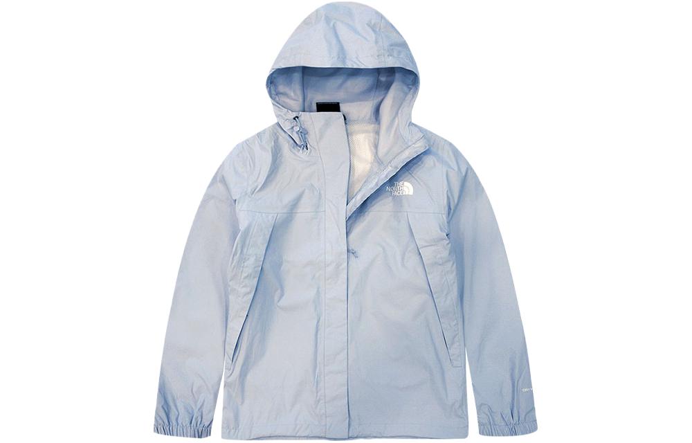 (Women) TNF Antora  Light Blue Outdoor Waterproof Jacket. NF0A5K2X-I0E
