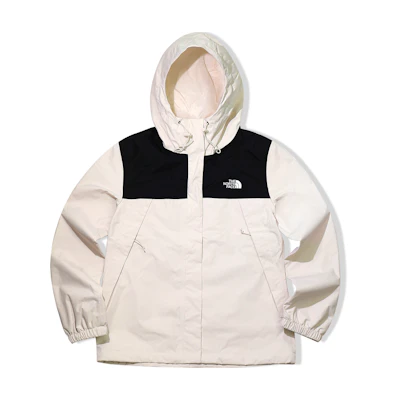(Women) TNF Antora Colorblock Hooded Jacket SS22 - Retro White NF0A5K2X-LQ6